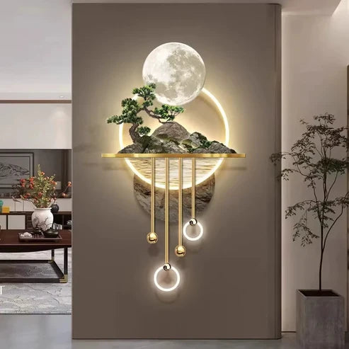 Moon Wall Decor LED Lamp