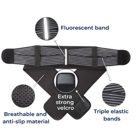 AlignEase Pelvic Correction Belt for Hip Lift | Comfortable and Effective - for Pelvic Alignment - Postural Support - Pain Relief and Improved Mobility