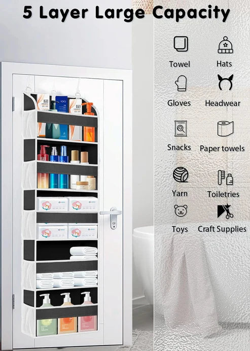 Over The Door Bathroom Organizer