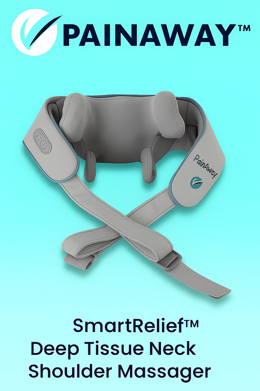 SmartRelief™ – Deep Tissue Neck & Shoulder Massager (UK Plug)