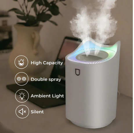 Aquabreeze Residential Humidifier - 3000ml | Mist Technology for Respiratory Relief and Comfortable Living.